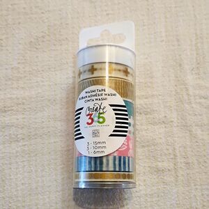 (mambi) The Happy Planner Hello Life Washi Tape Tube Set 7 Pack Brand New